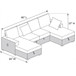 Convertible Sectional Upholstered Sleeper Sofa With Storage Chaise