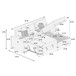 Convertible Sectional Upholstered Sleeper Sofa With Storage Chaise