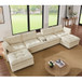 Oversized Modular Sectional Sofa With Multi Functional Console