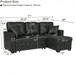 Sectional Sofa With Pull Out Bed, Reversible Chaise