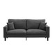 Modern Upholstered 3 Seat Sofa, High Resilience