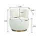 360 Degree Swivel Cuddle Barrel Accent Sofa Chair
