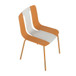 Modern Striped Blocking Single Chairs, Waterproof And Fade Resistant (Set of 4)