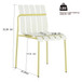 4 Piece Set Of Modern Color Block Designed Single Chairs