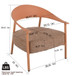 Furniture Set With Seat Cushions, Sturdy And Durable