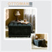 Square Tufted Storage Ottoman With Nailhead Trim