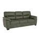 3 Seater Sofa With Padded Armrests And Triangular Leg