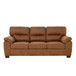 3 Seater Sofa With Padded Armrests And Triangular Leg