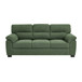 3 Seater Sofa With Padded Armrests And Triangular Leg