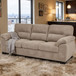 3 Seater Sofa With Padded Armrests And Triangular Leg