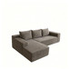 Modern L-Shaped Sectional Sofa With Left Facing Chaise