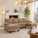 U-Shaped Sofa With Dual Chaise