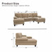 U-Shaped Sofa With Dual Chaise