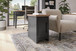 Chairside Table - Black / Whiskey