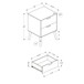Accent Table With Storage Drawers - Brown