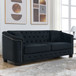 Modern Chesterfield Sofa With Tufted Backrest For Living Room
