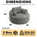 Single 360 Degree Swivel Chair For Living Room