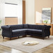 Streamline Modern L-Shaped Corner Sofa
