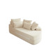Semi Circular 2 In 1 Sofa Bed With Neck Pillow
