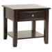Simple Style Table With Shelf