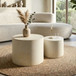 Modern Round Nesting Coffee Table (Set of 2)
