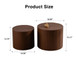 Modern Round Nesting Coffee Table (Set of 2)