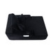 Convertible Chaise Lounge Chair With Wide Armrest & Throw Pillows - Black