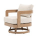 Swivel Chair For Patio - Oak