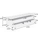 Storage Ottoman With Tufted Seat And Underseat Drawer