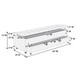 Storage Ottoman With Tufted Seat And Underseat Drawer