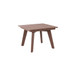 Outdoor Side Table, Wide Tabletop For Patio - Brown