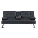 Adjustable Sofa With Fold Down Table And Cup Holders