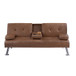 Adjustable Sofa With Fold Down Table And Cup Holders