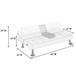 Adjustable Sofa With Fold Down Table And Cup Holders