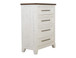 Stoa - 4 Drawer Chest - White / Brown