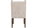 Silver - Upholstered Chair (Set of 2) - Ivory / Dark Brown
