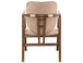 Silver - Upholstered Chair - Brown / Beige