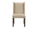 Silver - 39.5'' Upholstered Chair (Set of 2) - Ivory / Brown