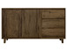 Savia - 3 Drawer & 2 Door Console - Brown