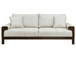 Raramuri - Sofa - White / Dark Brown