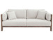 Roots - Wooden Frame Upholstered Sofa - Talawa / Beige