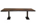 Forge - Rectangular Dining Table (Live Edge) - Brown