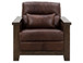 Walnut - Armchair - Brown