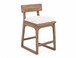 Balam - Upholstered Barstool (Set of 2) - Brown / Beige