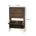 Shoe Cabinet, Freestanding Organizer For Entryway - Walnut