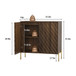 Sideboard Buffet With Storage For Living Room - Walnut