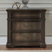 Provence Park - Bedside Chest With Charging Station - Chateau Brown