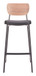 Ardenne - Barstool (Set of 2) - Black / Brown