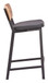 Ardenne - Counter Stool (Set of 2) - Black / Brown