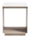 Tidecrest - Side Table - White / Light Brown